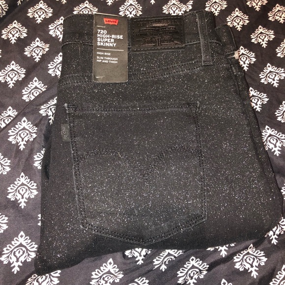 levi's glitter jeans